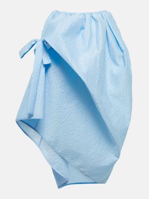 Spódnica midi asymetryczna Cecilie Bahnsen niebieska
