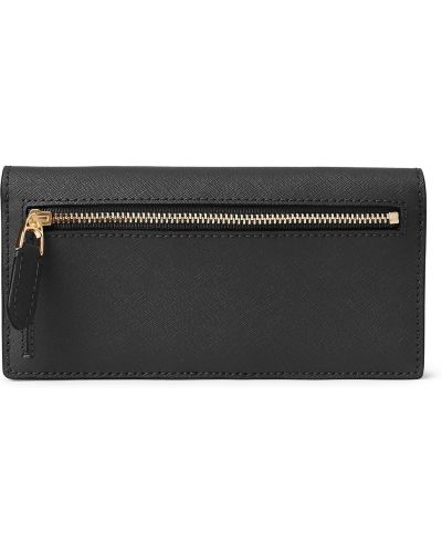 Πορτοφόλι σε στενή γραμμή Lauren Ralph Lauren μαύρο