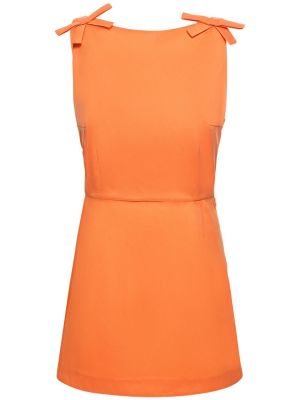 Šaty s mašľou Bernadette Antwerp oranžová