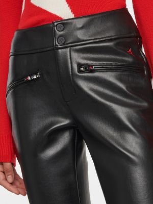 Кожени панталон от изкуствена кожа Perfect Moment черно