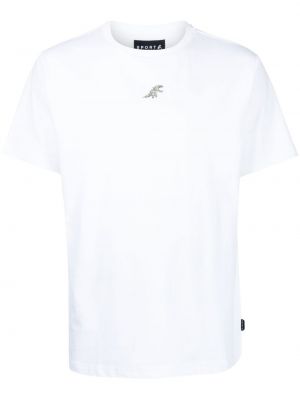 Sport t-shirt med broderi Sport B. By Agnès B. vit