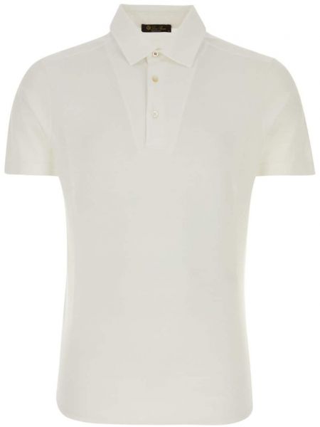 Poloshirt Loro Piana hvid