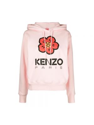 Różowa bluza z kapturem Kenzo