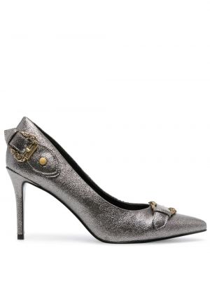 Pantofi cu toc cu cataramă Versace Jeans Couture
