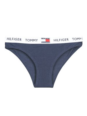 Bavlnené nohavičky Tommy Hilfiger modrá