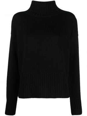 Пуловер от мерино вълна Drumohr черно