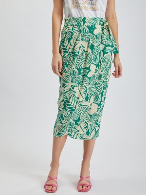 Midi sukňa Orsay zelená