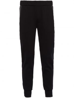 Sportovní kalhoty z nylonu Prada černé