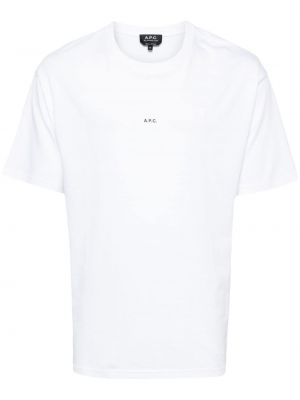 T-shirt en coton à imprimé A.p.c.