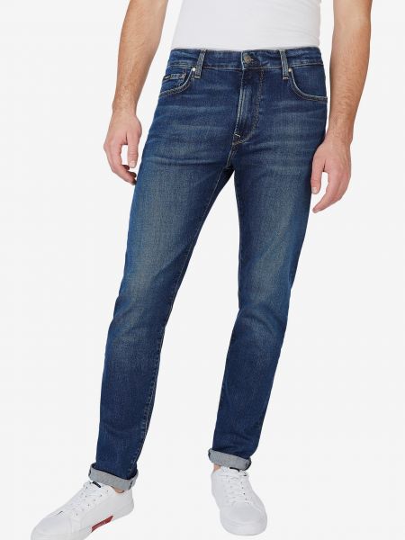 Slim fit skinny džíny Pepe Jeans modré