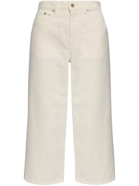 Jeans taille haute Kenzo blanc