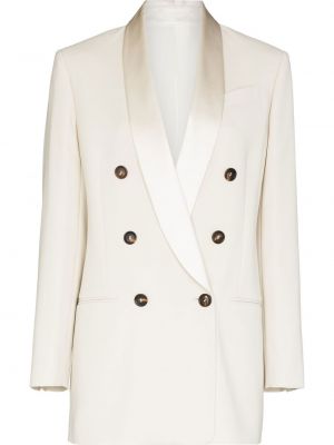 Sjalkrage lang blazer Brunello Cucinelli