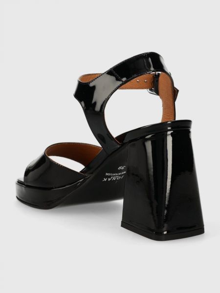 Kožené sandály Jonak černé
