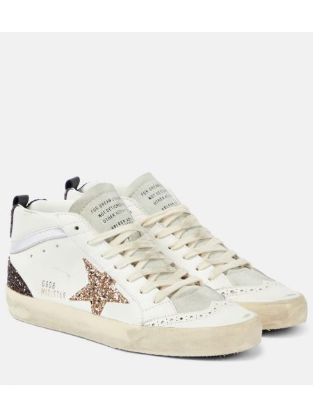 Stjernemønster lær sneakers Golden Goose