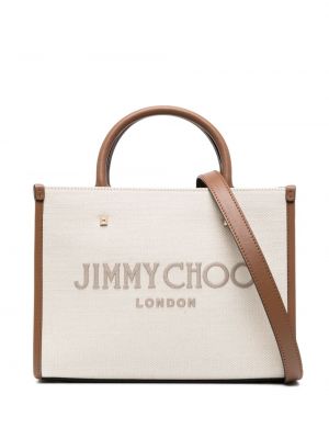 Shopper kabelka s výšivkou Jimmy Choo