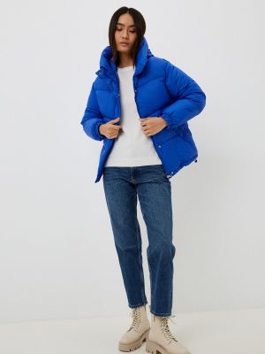 Утепленная демисезонная куртка Fadas синяя