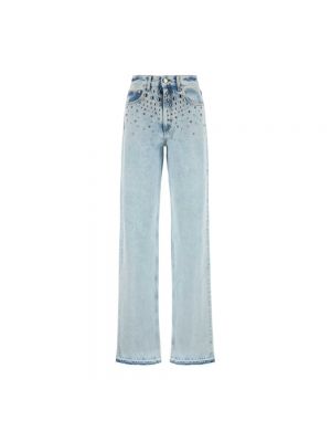 Straight jeans Alessandra Rich blau