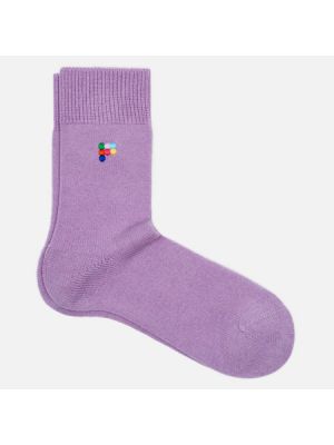 Кашемировые носки Pangaia фиолетовые