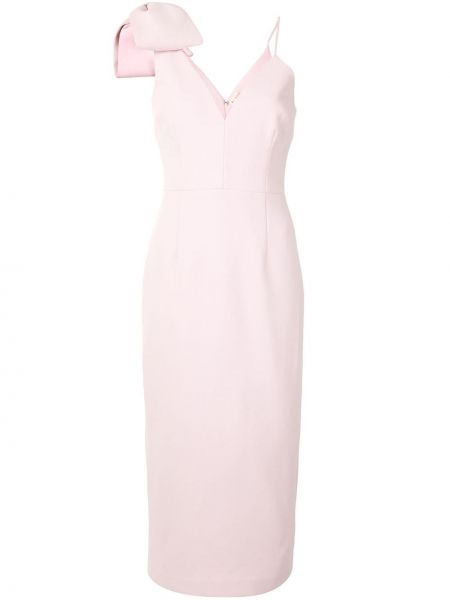 Платье с бантом -комбинация Rebecca Vallance, розовое
