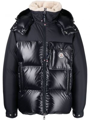 Hette lang jakke Moncler blå