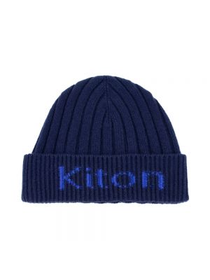 Niebieska czapka Kiton