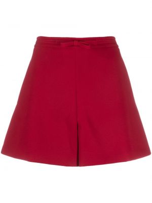 Kratke hlače z lokom Red Valentino rdeča