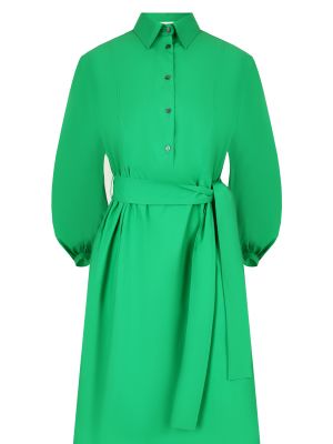 Платье-рубашка P.a.r.o.s.h. зеленое