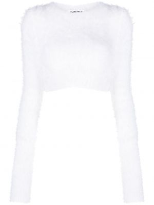 Плетен пуловер Ambush бяло