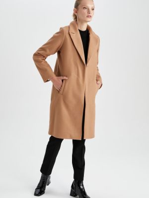 Пальто Defacto коричневое