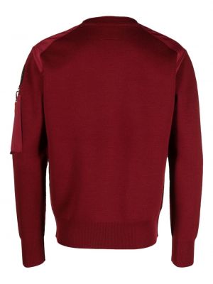 Pullover mit reißverschluss mit taschen Parajumpers rot