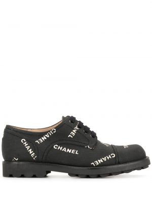 Zapatillas con estampado Chanel Pre-owned negro