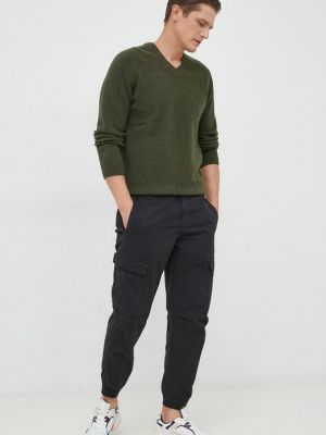Шерстяной свитер Gap зеленый
