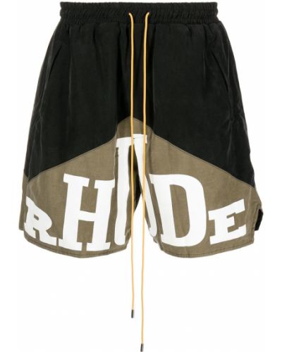 Bermudas con estampado Rhude negro