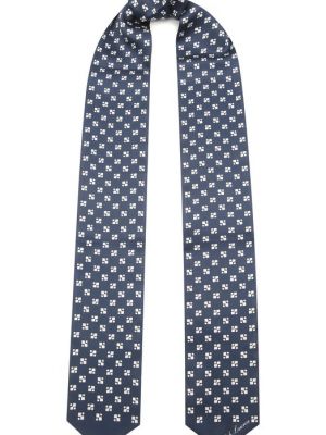 Шелковый шарф Ralph Lauren синий
