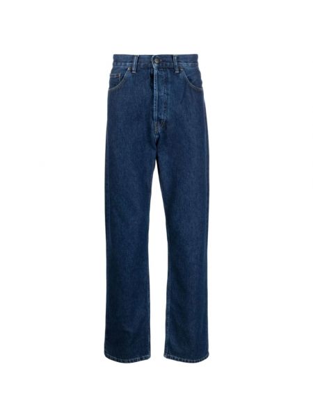 Niebieskie proste jeansy Carhartt Wip