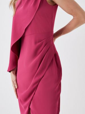 Асимметричное платье на запах Coast розовое