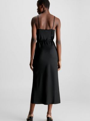 Платье миди Calvin Klein черное