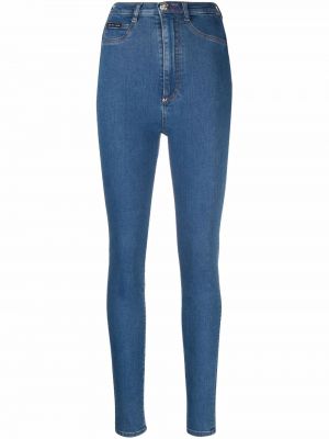 Jeans skinny a vita alta Philipp Plein blu