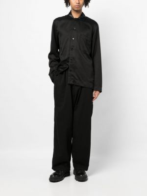 Jeans aus baumwoll ausgestellt Yohji Yamamoto schwarz
