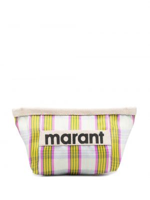 Trykt clutch Isabel Marant rosa