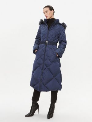 Παλτό χειμωνιάτικο Guess μπλε