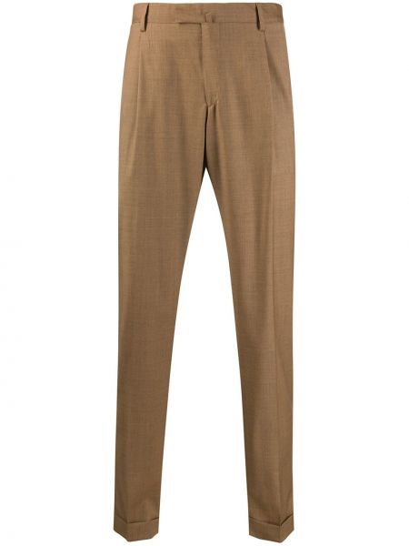Pantalones rectos de cintura alta Briglia 1949 marrón