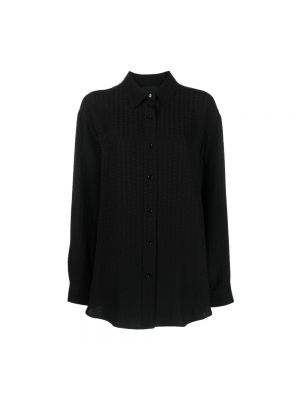 Jedwabna koszula Givenchy czarna