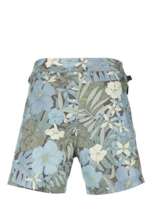 Shorts mit print Tom Ford blau