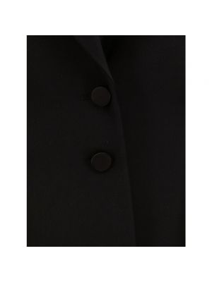 Blazer de raso de lana Givenchy negro