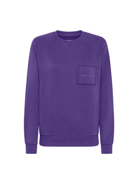 Sweatshirt mit rundhalsausschnitt Philippe Model lila