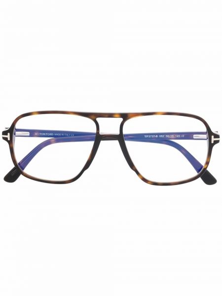 Brązowe okulary Tom Ford Eyewear