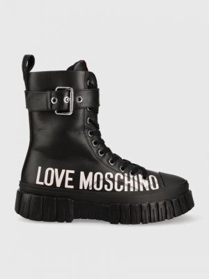 Боти Love Moschino черно