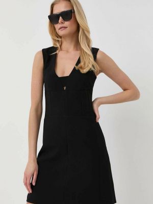 Sukienka mini dopasowana Morgan czarna