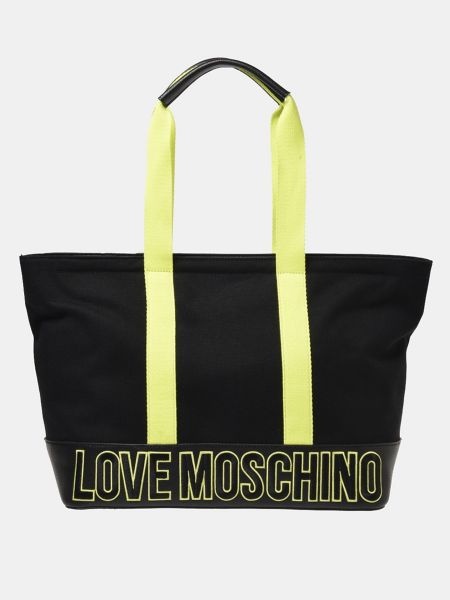 Bolso shopper con cremallera Love Moschino
